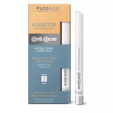 Floslek Anti Acne korektor antybakteryjny do twarzy 01 Jasny 1szt.