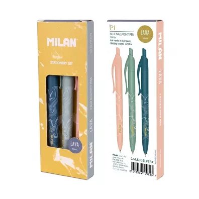Milan D�ugopis P1 Lava 3 szt niebieski