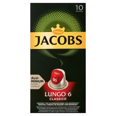 Jacobs Kawa kapsuki Lungo Classico 10 x 5,2 g