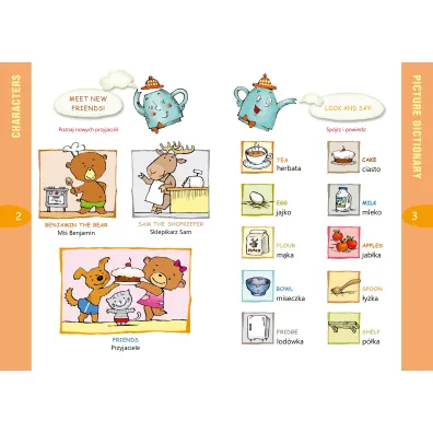 Moje pierwsze angielskie czytanki Benjamin the Bear Bakes a Cake
