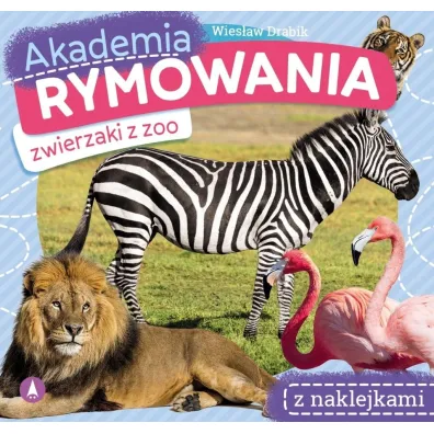 Ksi��eczka 200X190 Akademia rymowania. Zwierzaki z zoo  Naklejki SKRZAT 076295