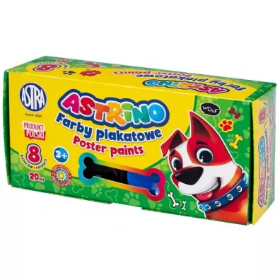 Astra Farby plakatowe Astrino 8 kolor�w
