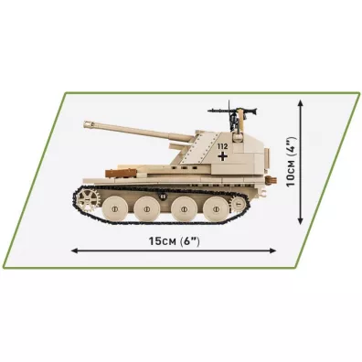 COBI 2282 Historical Collection WWII Niszczyciel czogw Marder III Ausf.M (Sd.Kfz.138) 367 klockw