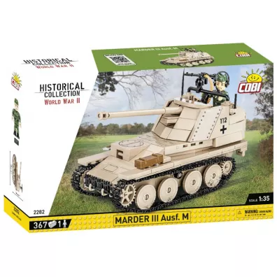 COBI 2282 Historical Collection WWII Niszczyciel czogw Marder III Ausf.M (Sd.Kfz.138) 367 klockw