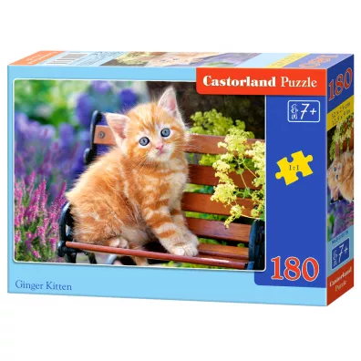 Puzzle 180 el. Kotek na awce Castorland