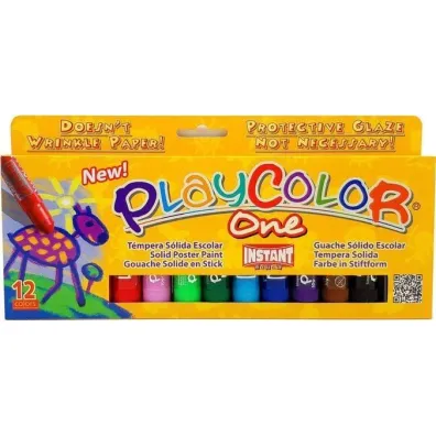 PlayColor Farby w sztyfcie 12 x 10 g
