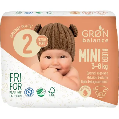 Gron Balance Pieluchy mini (3-6 kg) 28 szt.