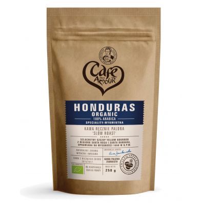 Cafe Mon Amour Kawa ziarnista rcznie palona 100% Arabica Honduras 250 g Bio
