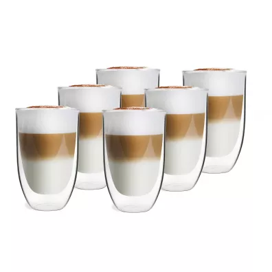 Vialli Design Zestaw szklanek termicznych wysokich z podw�jn� �ciank� Amo 25455 6 x 350 ml