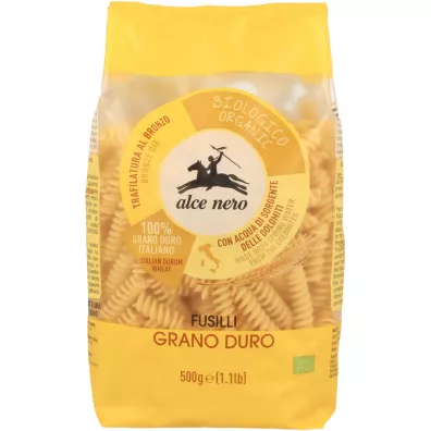 Alce Nero Makaron semolinowy fusilli 500 g Bio