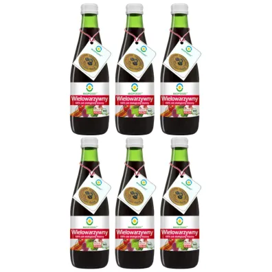 Bio Food Sok wielowarzywny kiszony zestaw 6 x 300 ml Bio