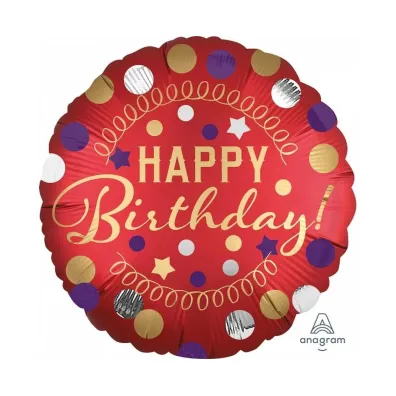 Amscan Balon foliowy XL Happy Birthday