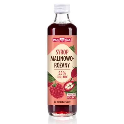 Polska R�a Syrop malinowo-r�any 250 ml