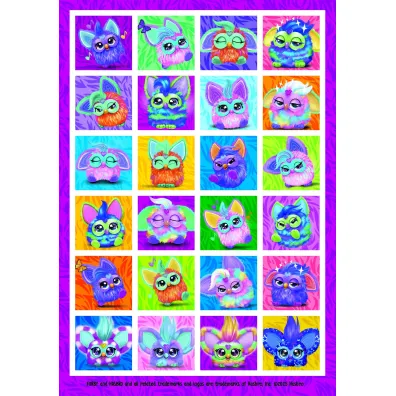 Zagadki Furby'ego. Furby. Zdrapuj, koloruj, naklejaj