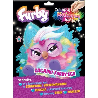 Zagadki Furby'ego. Furby. Zdrapuj, koloruj, naklejaj