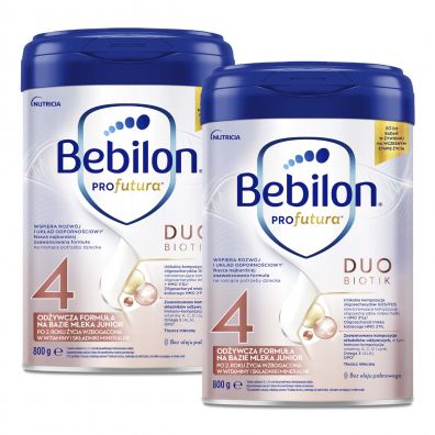 Bebilon Profutura Duobiotik 4 Formua na bazie mleka po 2. roku ycia zestaw 2x 800 g
