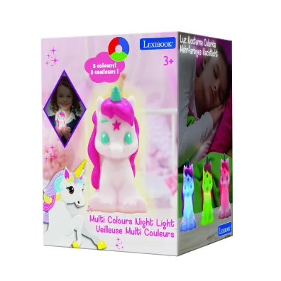 Lampka nocna 3D Jednoro�ec Lexibook NLJ01UNI