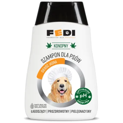 Fedi Konopny szampon dla ps�w - sier�� jasna