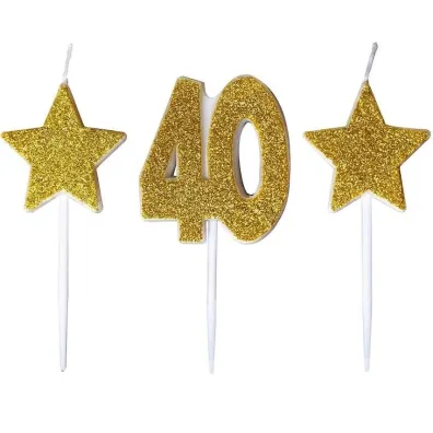 GoParty �wieczki urodzinowe 40