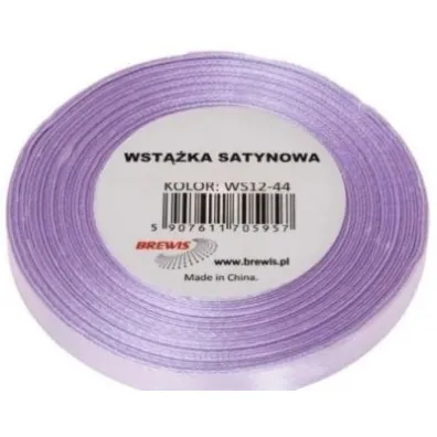 Brewis Wst��ka satynowa jasny lawendowy 12mm x 32m