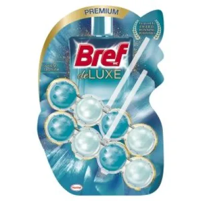 Bref WC DeLuxe Zawieszka myj�co-zapachowa do muszli WC czaruj�cy ja�min 2 szt.
