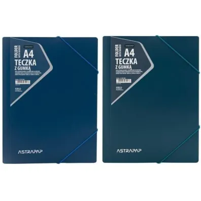 Teczka z gumk� A4 PP mix kolor�w ASTRA