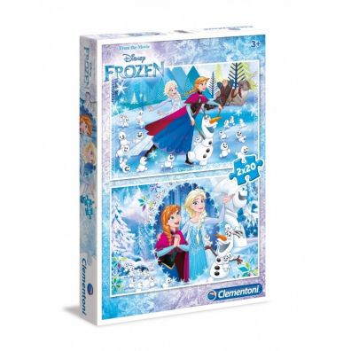 Puzzle 2 x 20 el. Frozen 07030 Clementoni
