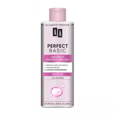 Aa Perfect Basic pyn micelarny 3w1 Sensitive 200 ml