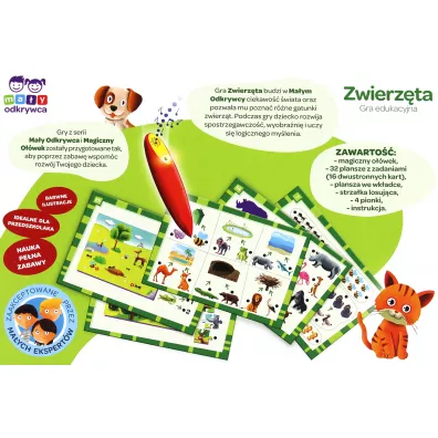 Zwierzta. Magiczny owek Trefl