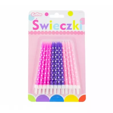 Godan �wieczki Grochy PF-SGDD dla dziewczynek 24 szt.