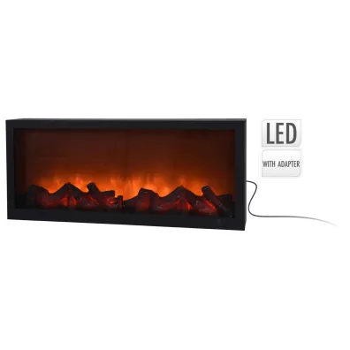 Kominek elektryczny LED 57x25 cm