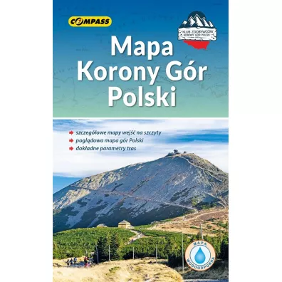 Mapa - Korony G�r Polski laminowana