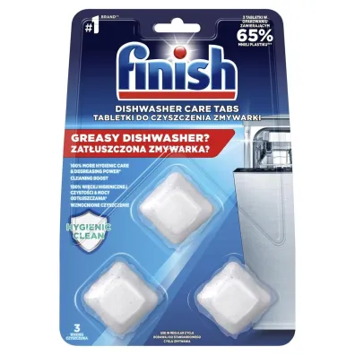 Finish Dishwasher Cleaner tabletki do czyszczenia zmywarek 3 szt.