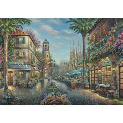 Puzzle 1000 el. PQ THOMAS KINKADE Hiszpa�ska uliczka Schmidt