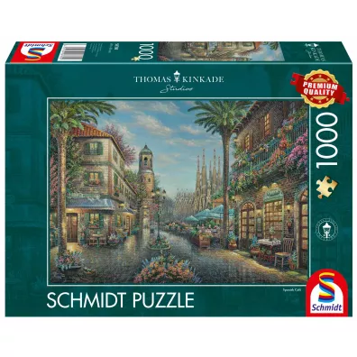 Puzzle 1000 el. PQ THOMAS KINKADE Hiszpa�ska uliczka Schmidt