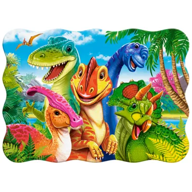 Puzzle 30 el. Dinosaurs Selfie Castorland