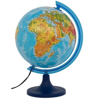 Globus 250 fizyczny 3D podświetlany