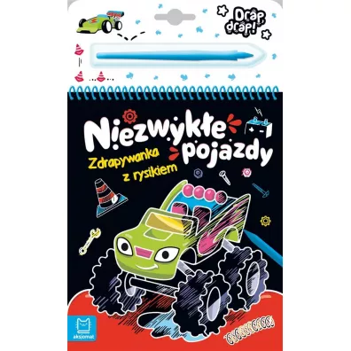 Niezwyke pojazdy. Zdrapywanka z rysikiem