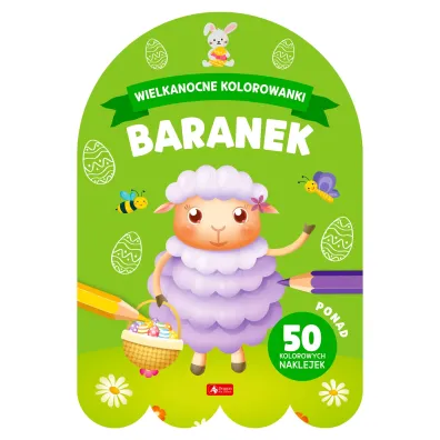 Baranek. Wielkanocne kolorowanki