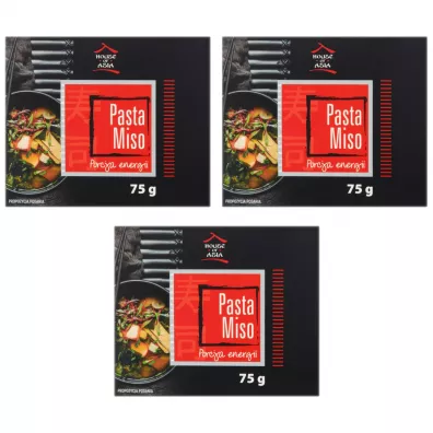 House of Asia Pasta miso Zestaw 3 x 75 g