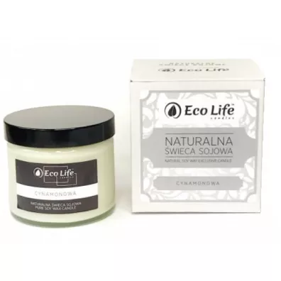 Eco Life �wieca sojowa Cynamon i mi�ta pieprzowa 450 g