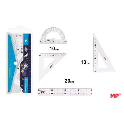 Mp Main Paper Zestaw geometryczny w etui Kosmos 4 elementy