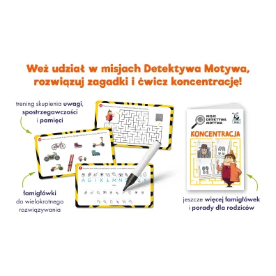 Kapitan Nauka. Misje detektywa Motywa. Koncentracja.
