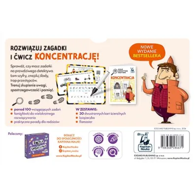 Kapitan Nauka. Misje detektywa Motywa. Koncentracja.