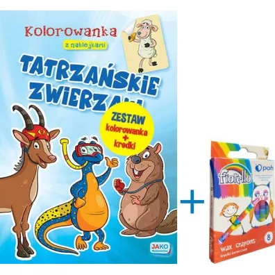 Kolorowanka... Tatrzaskie zwierzaki + kredki