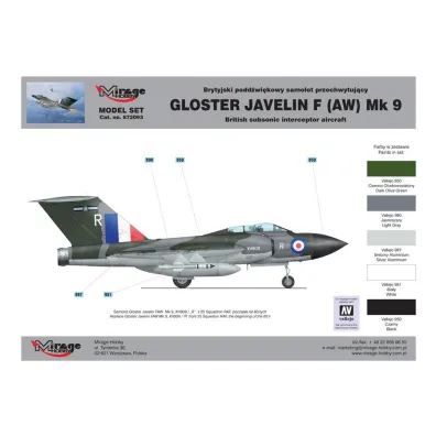 Samolot Przechwytujcy "GLOSTER JAVELIN" Mirage