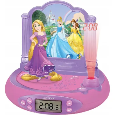 Budzik z projektorem 3D Ksi�niczka Roszpunka Disney Lexibook RP515DP