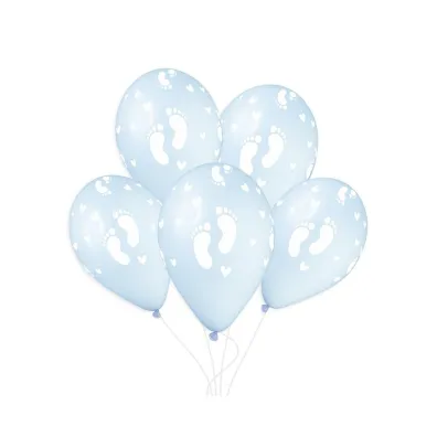 Balony st�pki pudrowe b��kitne 33cm