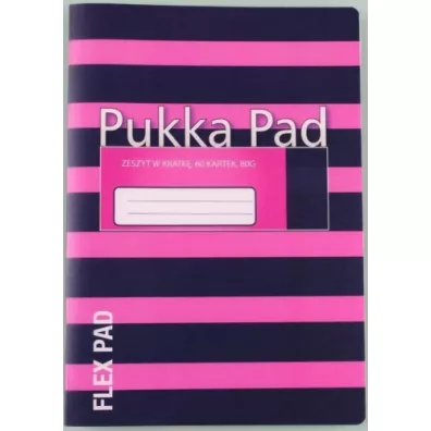 Pukka Pad Zeszyt A5 PCV Navy kratka 60 kartek