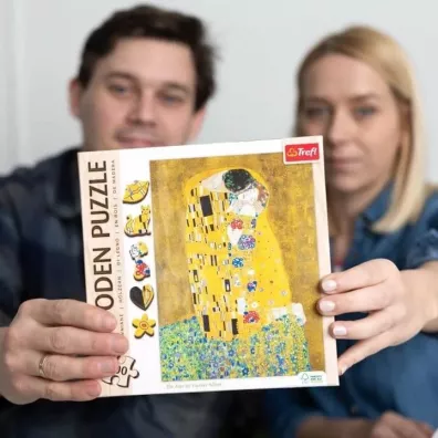 Puzzle drewniane 200 el. Poca�unek Gustav Klimt Trefl